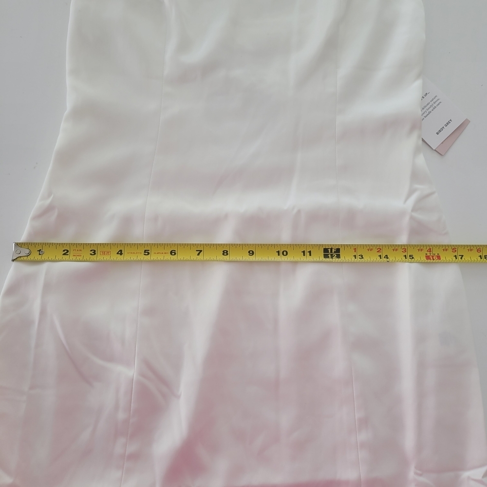 Birdy Grey White Backless Dress with Heart Detail Size S - Picture 13 of 16